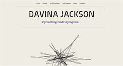 Desktop Screenshot of davinajackson.com